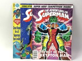 DC COMICS / LONDON EDITIONS MAGAZINES, COLLECTION OF BATMAN AND SUPERMAN MONTHLY COMICS