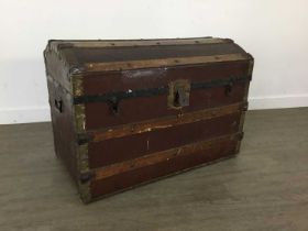 TWO TRAVEL TRUNKS,