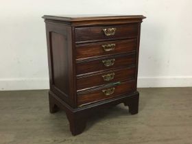 MAHOGANY MUSIC CABINET,