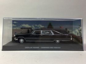 GE FABBRI FOR JAMES BOND, COLLECTION OF 007 FILM-THEMED DIECAST MODEL VEHICLES