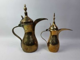 GROUP OF BRASSWARE,