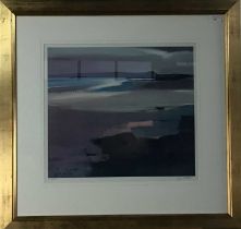 PAM CARTER LIMITED EDITION PRINT, BEACH SCENE