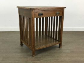 OAK SIDE TABLE,