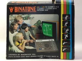 BINATONE COLOUR TV GAME AND GAME GUN,
