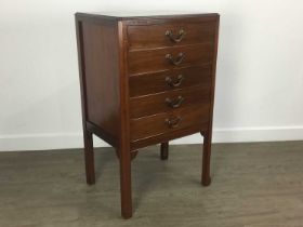 MAHOGANY MUSIC CABINET,