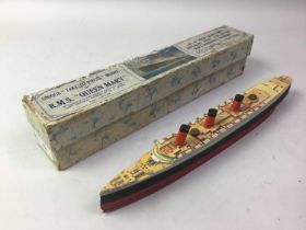 CHAD VALLEY, TAKE TO PIECES MODEL OF RMS QUEEN MARY