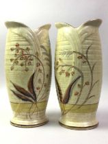 GROUP OF ART POTTERY,