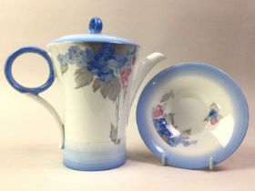 COLLECTION OF VINTAGE TEA AND COFFEE POTS, AND OTHER TEA WARES