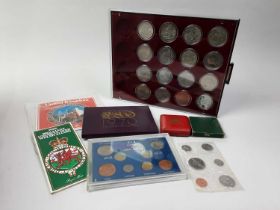 COLLECTION OF SILVER AND OTHER COINS,