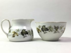 ROYAL DOULTON DINNER SERVICE, LARCHMONT PATTERN