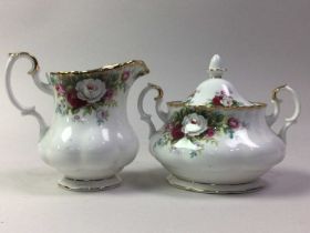 ROYAL ALBERT TEA SERVICE, CELEBRATION PATTERN