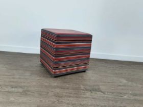 TWO MODERN FOOTSTOOLS,