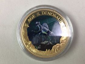 THE AGE OF DINOSAURS COIN SET,