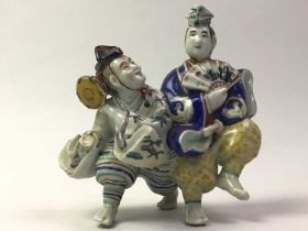 CHINESE FIGURAL GROUP, 19TH/20TH CENTURY