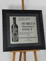 BURKE'S GUINNESS'S STOUT, POSTER PRINT