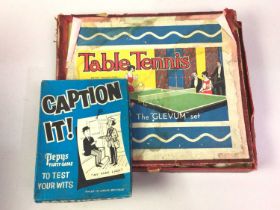 COLLECTION OF VINTAGE GAMES, AND AN OPTIMA PICNIC BASKET