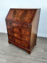 REPRODUCTION MAHOGANY WRITING BUREAU,