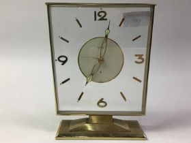 SWIZA GILT METAL CLOCK,