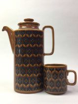 HORNSEA PART COFFEE SET,