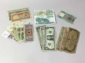 GROUP OF BANKNOTES,