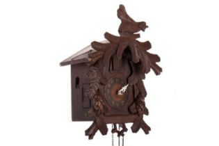 BLACK FOREST CUCKOO WALL CLOCK, LATE 19TH / EARLY 20TH CENTURY