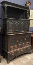 OAK CABINET, 18TH CENTURY AND LATER