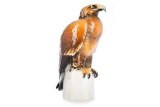 KARL ENS, LARGE PORCELAIN EAGLE,