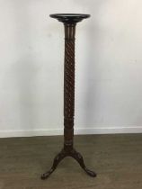 VICTORIAN MAHOGANY TORCHERE,