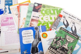 SCOTTISH CLUBS, COLLECTION OF PROGRAMMES, CIRCA 1950s ONWARDS