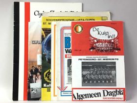 ST. MIRREN F.C., COLLECTION OF PROGRAMMES,