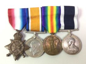 WWI MEDAL GROUP AND ARCHIVE, STOKER EDGAR JAMES WELLS,