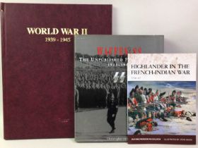 GROUP OF MILITARIA AND MEDAL REFERENCE BOOKS,