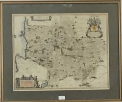TIMOTHY PONT (SCOTTISH, 1565-1614), THE PROVINCE OF KYLE 17TH CENTURY MAP PLATE