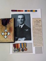 IMPORTANT MILITARY C.B.E. AWARD AND MINIATURE MEDAL GROUP, VICE-ADMIRAL KENNETH G.B. DEWAR, OF ROYAL