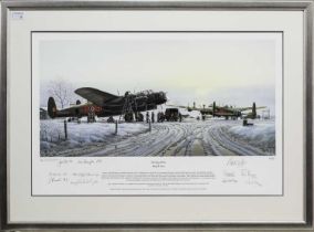 ROYAL AIRFORCE INTEREST, COLLECTION OF SIGNED LIMITED EDITION PRINTS,