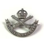 MACHINE GUN CORPS, SILVER SWEETHEART BROOCH