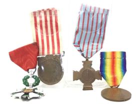 FRENCH, SEVEN MEDALS,