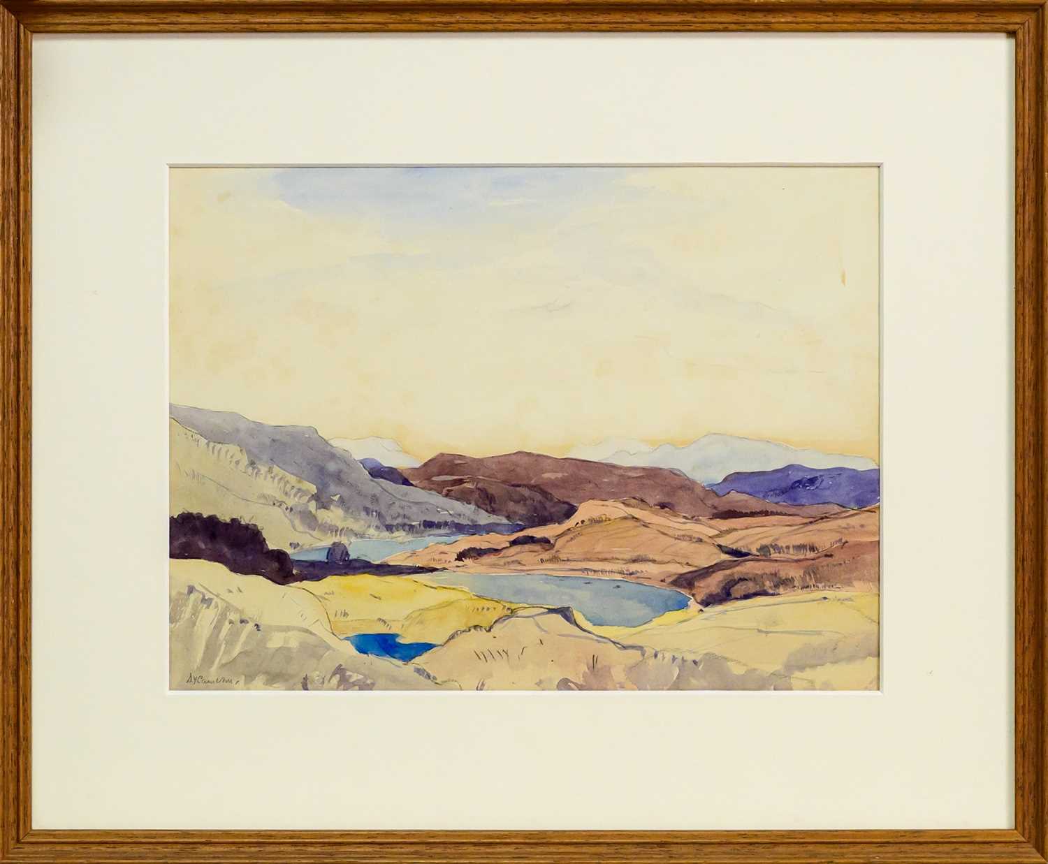 SIR DAVID YOUNG CAMERON ARSA RSW RA RSA (SCOTTISH 1865 - 1945), LANDSCAPE