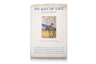 SIGNED EDITION OF MY KEY OF LIFE, KELLER (HELEN) PUB. THOMAS CROWELL CO., NEW YORK 1926