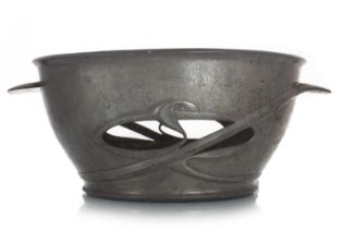 ARCHIBALD KNOX FOR LIBERTY & CO, TUDRIC PEWTER BOWL, CIRCA 1910