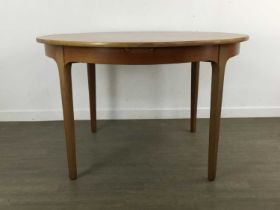 NATHAN FURNITURE, TEAK DINING SUITE, CIRCA 1960-69