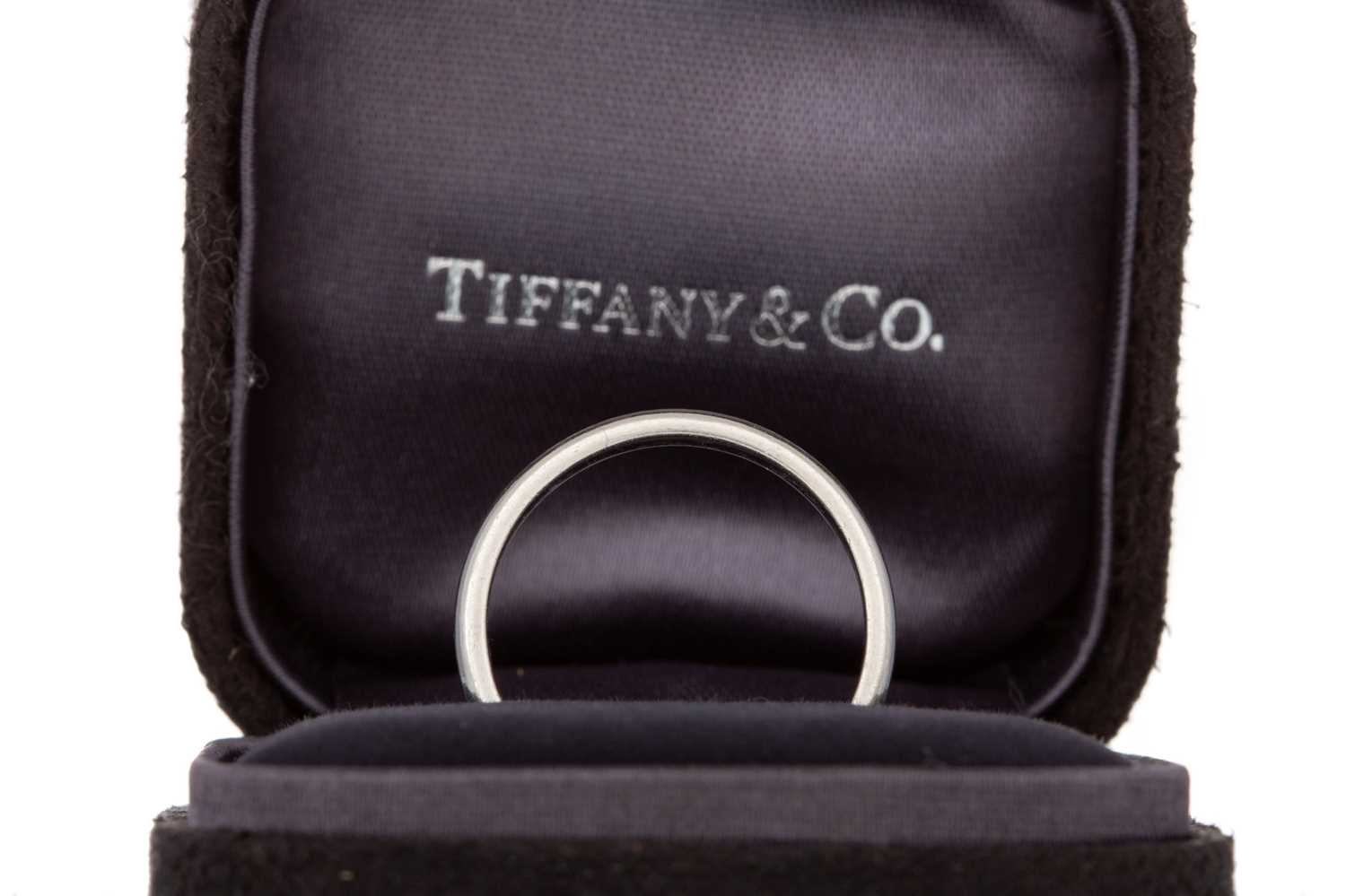 TIFFANY 'FOREVER' WEDDING RING, - Image 2 of 2