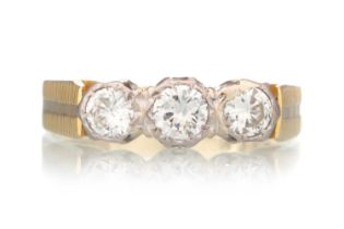 DIAMOND THREE STONE RING,