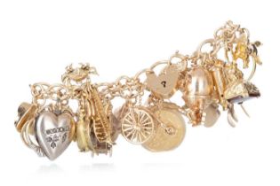 GOLD CHARM BRACELET,