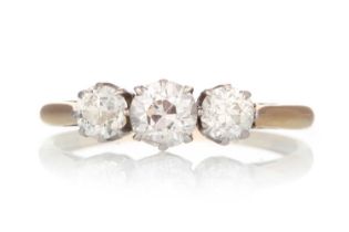 DIAMOND THREE STONE RING,