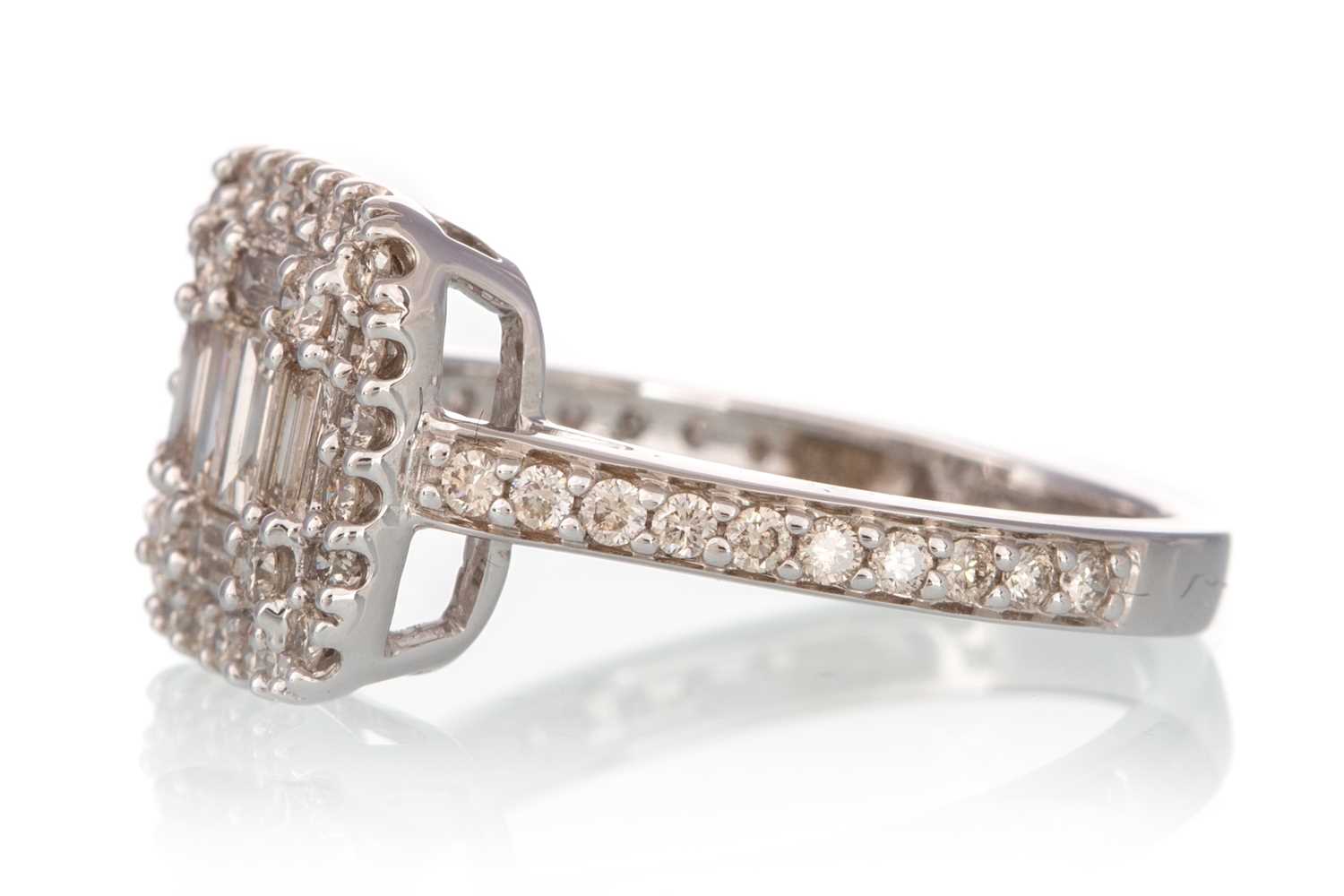 DIAMOND DRESS RING, - Image 2 of 2