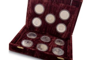 ROYAL MINT 75TH ANNIVERSARY OF WORLDWIDE SCOUTING COIN SET, 1982 - 1983,