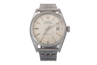 ROLEX AIR KING DATE STAINLESS STEEL AUTOMATIC WRIST WATCH,