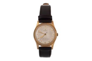 ROLEX, NINE CARAT GOLD MANUAL WIND WRIST WATCH,