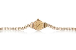 ZENITH NINE CARAT GOLD QUARTZ WRIST WATCH,